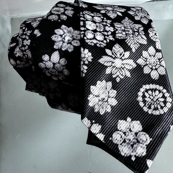 Bejeweled Jewelry Tie Mans Mens Neckwear Gift NWT Novelty Black Diamonds Baroque - Picture 6 of 6